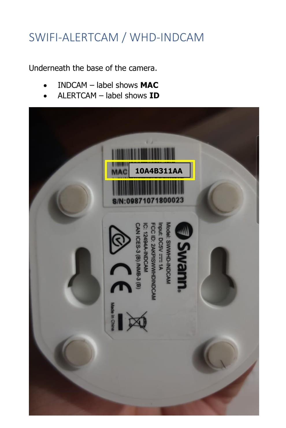 Indcam sales