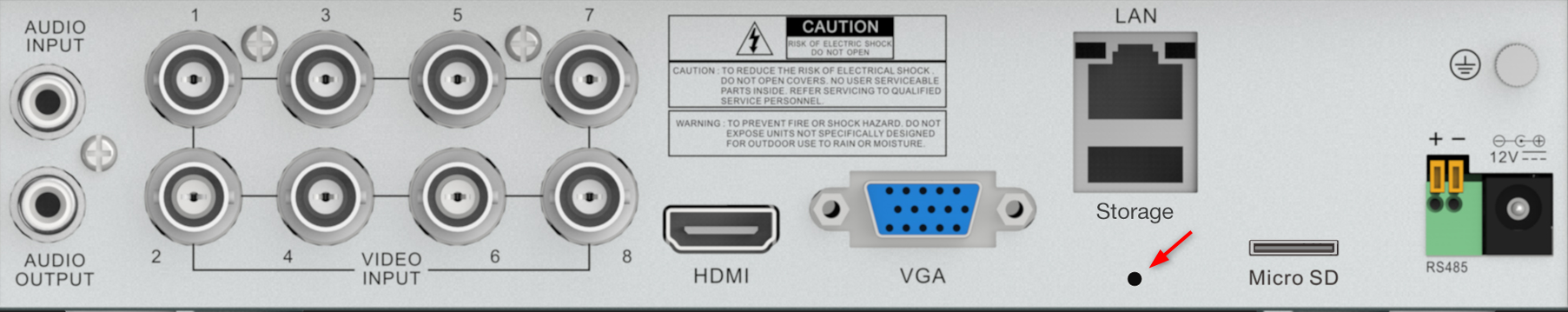 How do I reset my Swann DVR to factory settings without password?