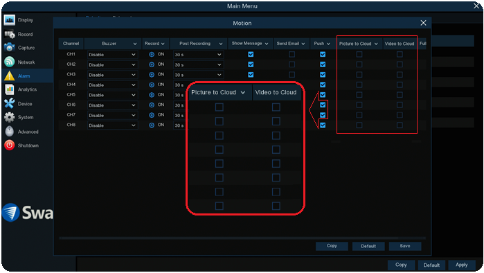 Swann sales dvr dropbox