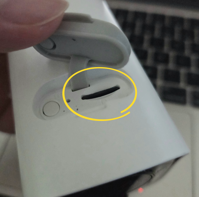 microSD card slot of SWIFI-4KXTRM