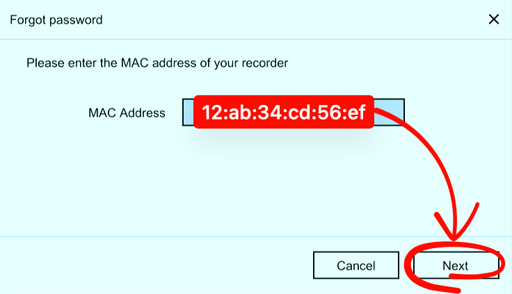 Enter Recovery Code