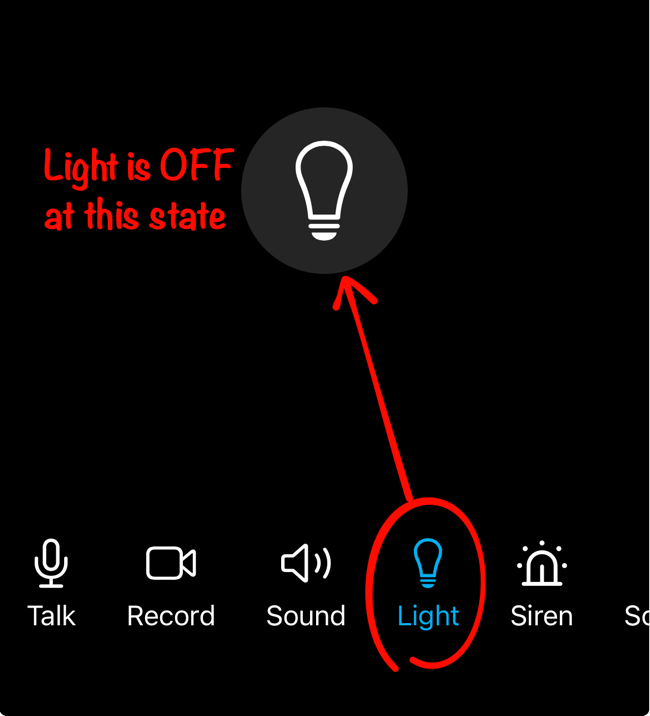 Swann Security iOS > Light