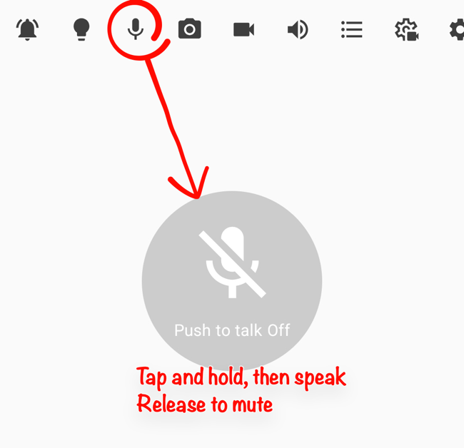 Swann Security Android > Mic