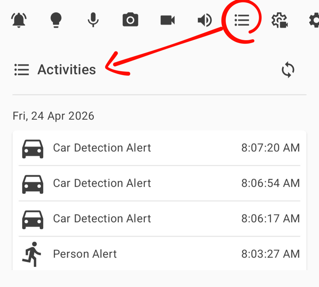 Swann Security Android > Activities