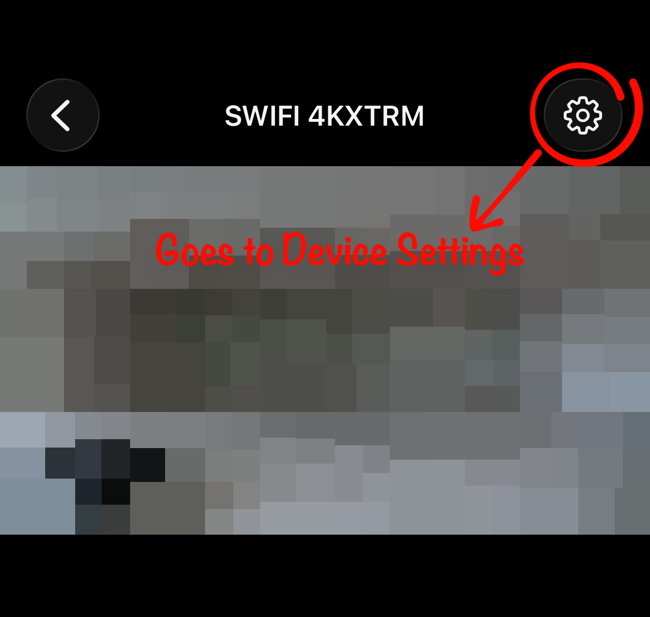 Swann Security iOS > Device Settings
