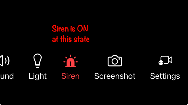Swann Security iOS > Siren