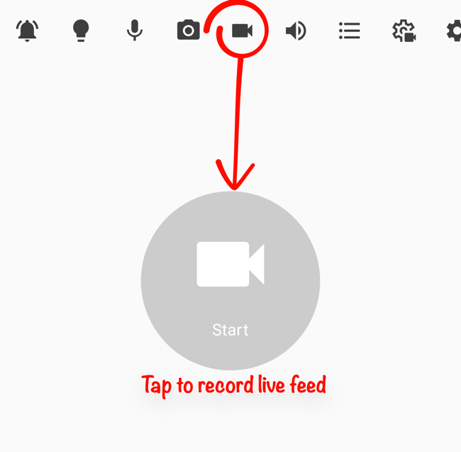 Swann Security Android > Record