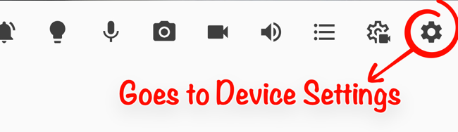 Swann Security Android > Device Settings