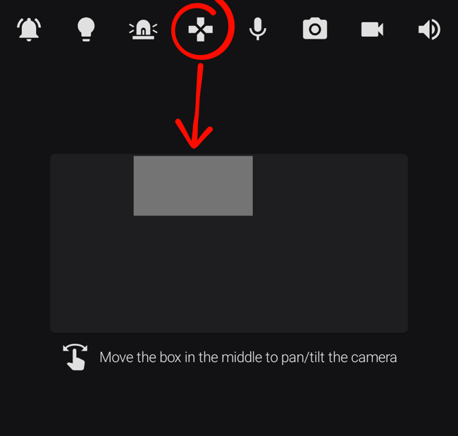 Swann Security Android > Pan Tilt Control