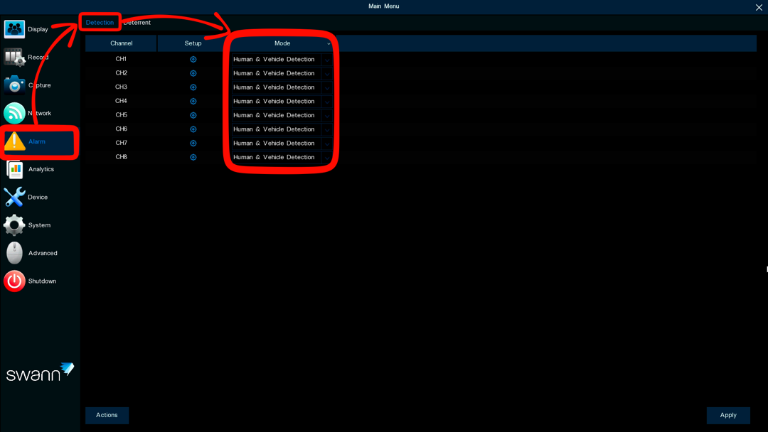 AdvancedX™ Detection Mode