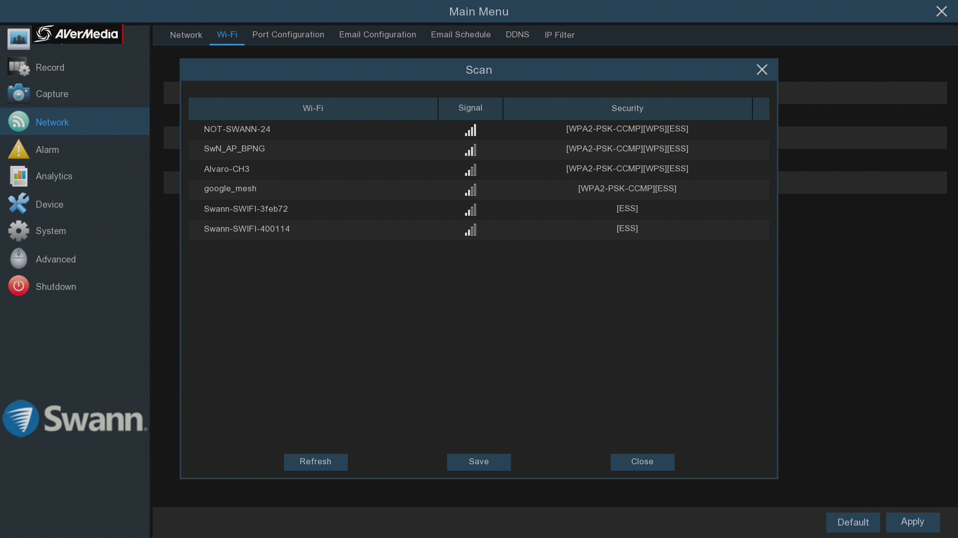 Setting up swann dvr hot sale network