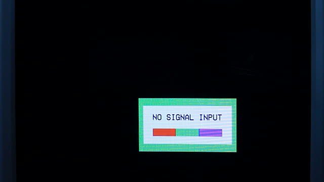 no signal monitor